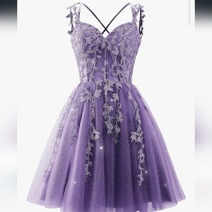 Amazon Purple Formal Dress